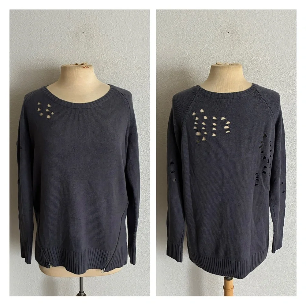 Torrid distressed sweater